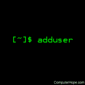 adduser command