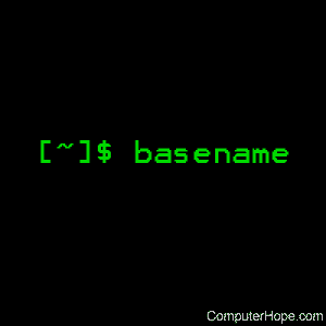 basename command