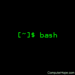 bash command