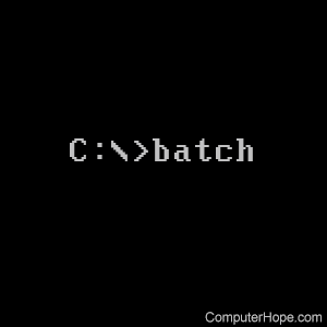 batch command