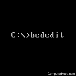 bcdedit command