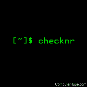 checknr command