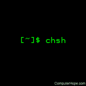 chsh command