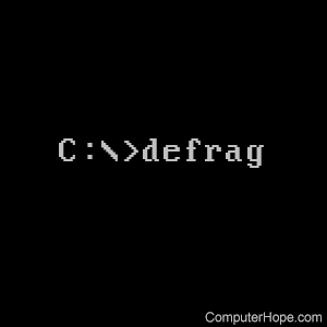 defrag command
