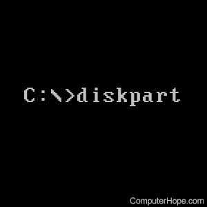 diskpart command