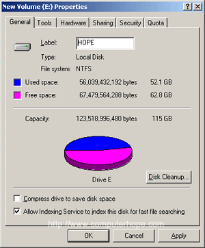 Volume properties