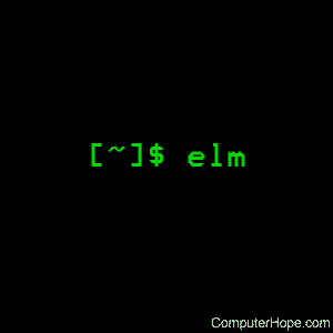 elm command