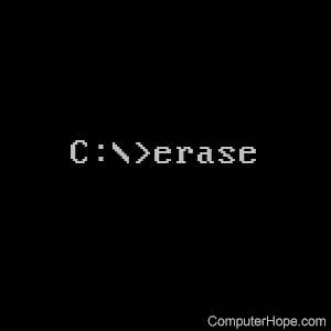 erase command