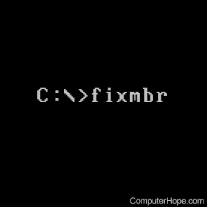 fixmbr command