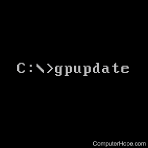 gpupdate command