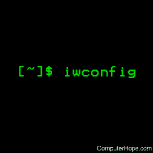 iwconfig command