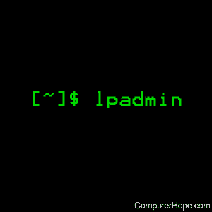 lpadmin command