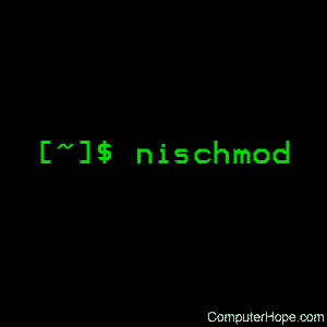 nischmod command