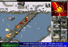 Command and Conquer: Red Alert bridge battle