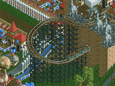 RollerCoaster Tycoon rollercoaster