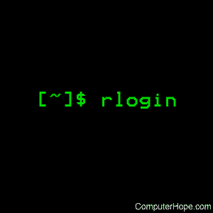 rlogin command