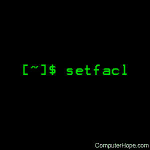 setfacl command