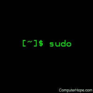 sudo command