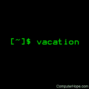 vacation command