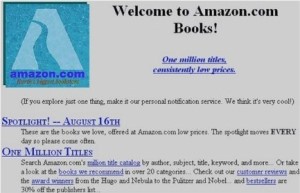 Original Amazon.com website