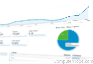 Line graph and unreadable data