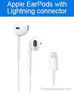 Apple EarPods with lightning connector