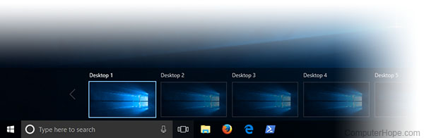 Windows 10 Task View