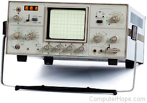 cathode-ray oscilloscope