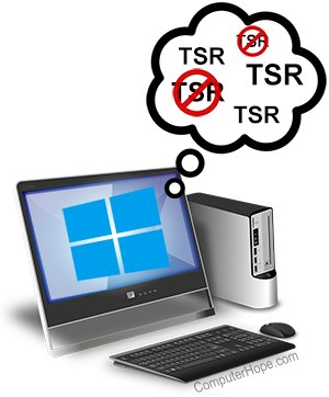 Illustration: A CPU running many TSRs.