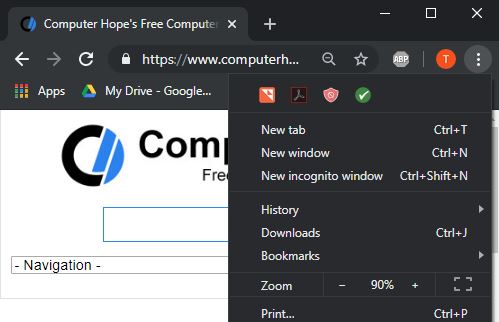 Dark mode in Google Chrome