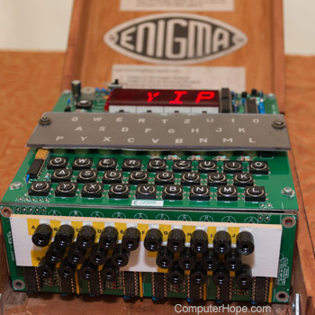 Enigma cipher machine