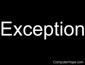 exception handling