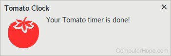 Pomodoro complete.