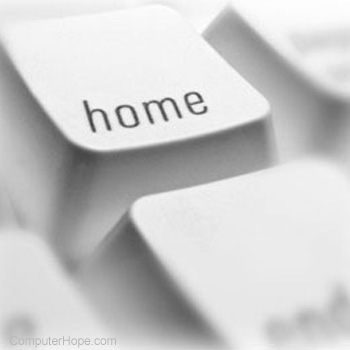 Keyboard Home key