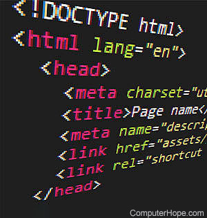 HTML code