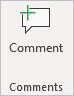 Excel insert comments