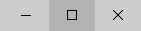 Maximize icon used as Restore down.