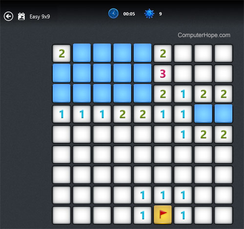 Windows 8 Minesweeper