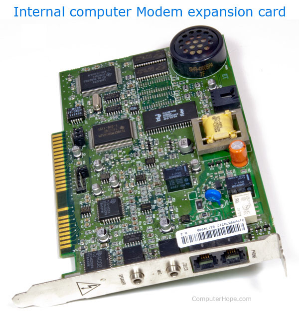 Internal modem