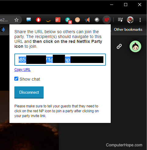 Netflix party url