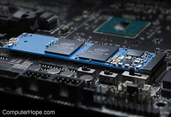 Optane memory module.