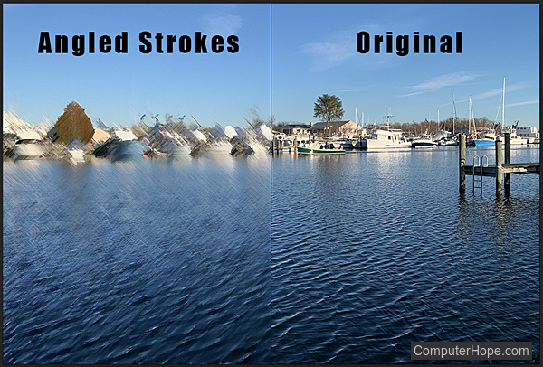 Angled Strokes