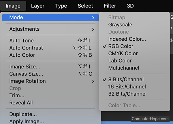 Photoshop Image Mode