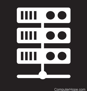 Illustration of several devices connected together.