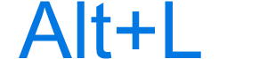 Alt+L keyboard shortcut