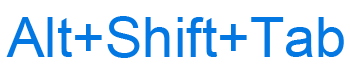 Alt+Tab keyboard shortcut