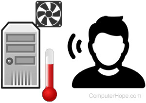 Ambient computer noise and heat