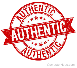 Authentic logo