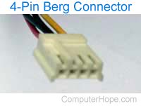 4-pin Berg power connector