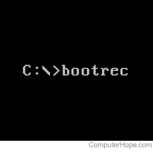 Windows bootrec command
